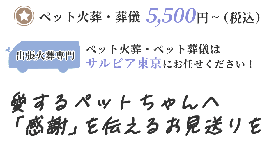 愛するペットちゃんへ「感謝」を伝えるお見送り